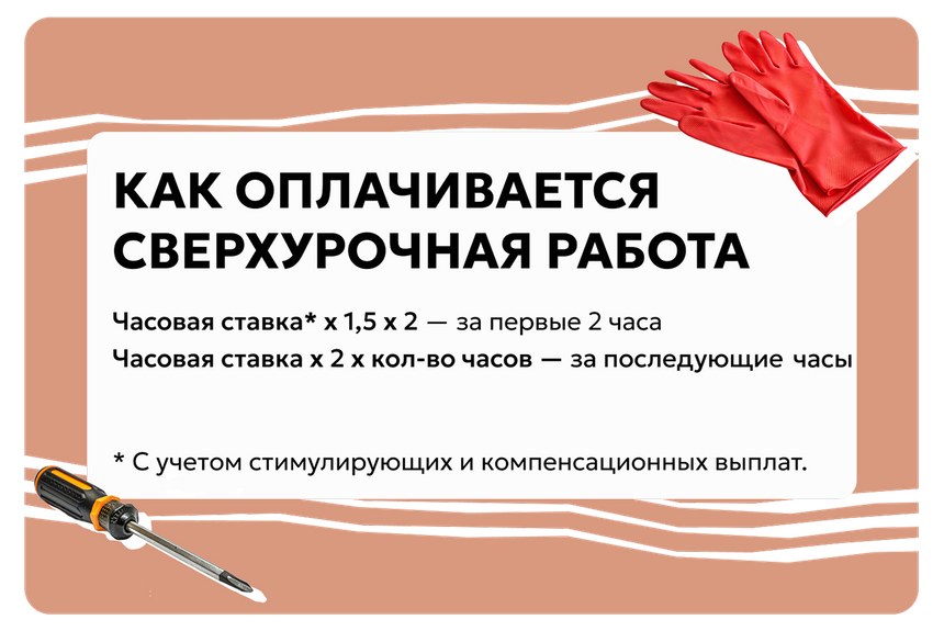 Как оплачивается сверхурочная работа