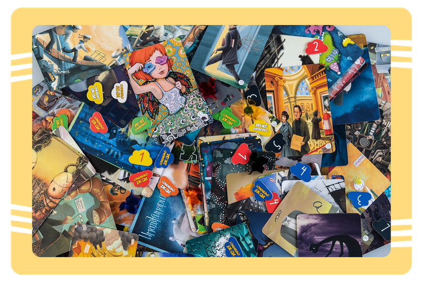 Карточки из игры «Имаджинариум»