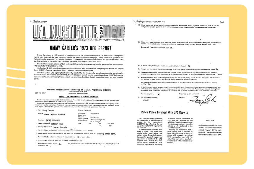 Отчет Джимии Картера об НЛО