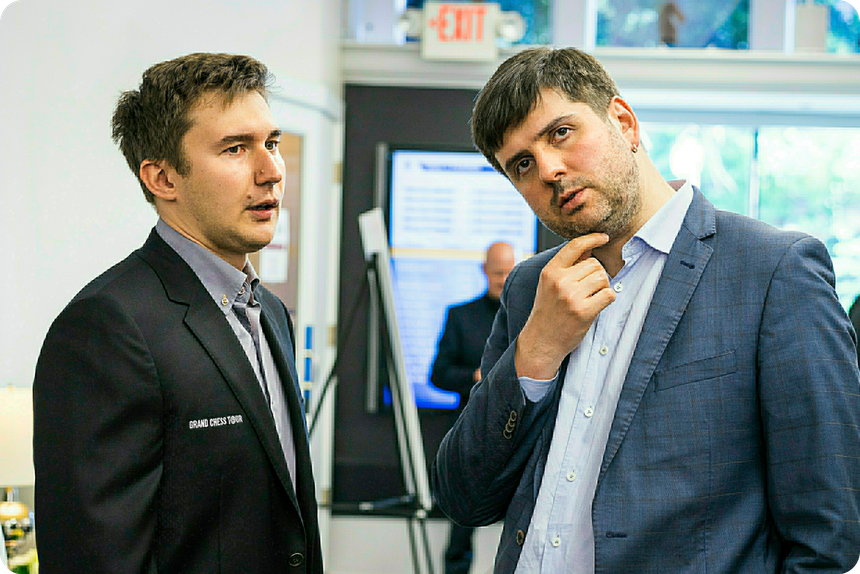 Сергей Карякин и Петр Свидлер