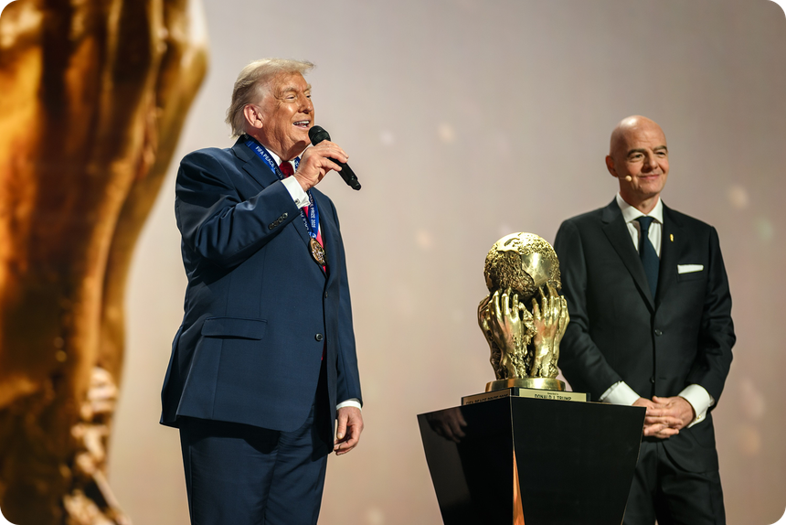 Дональд Трамп и Джанни Инфантино