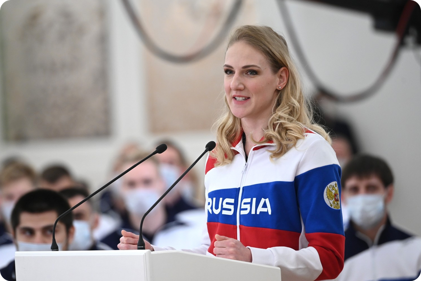 Заслуженный мастер спорта России по синхронному плаванию Светлана Ромашина